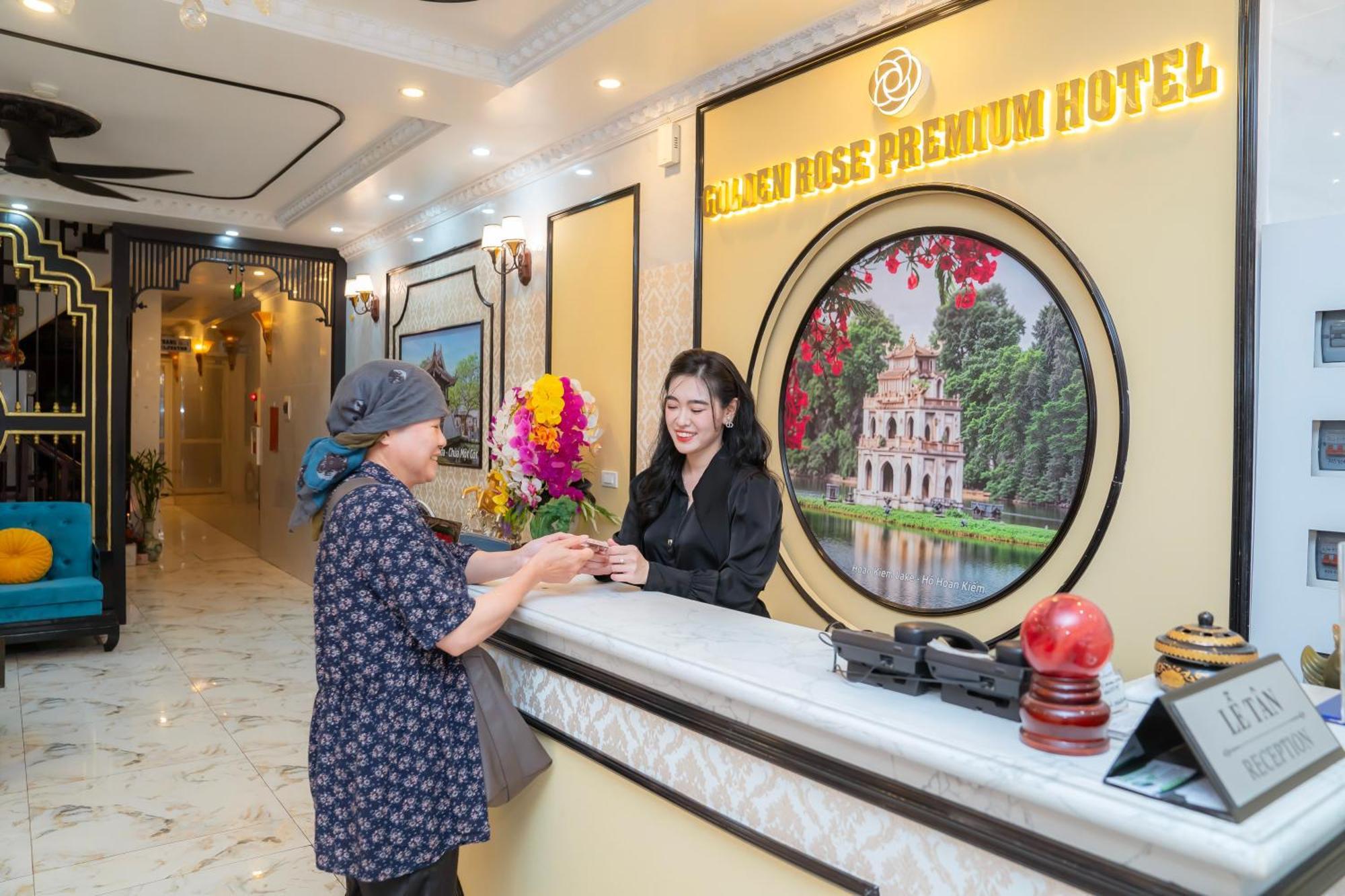 Golden Rose Premium Hotel Hanoj Exteriér fotografie
